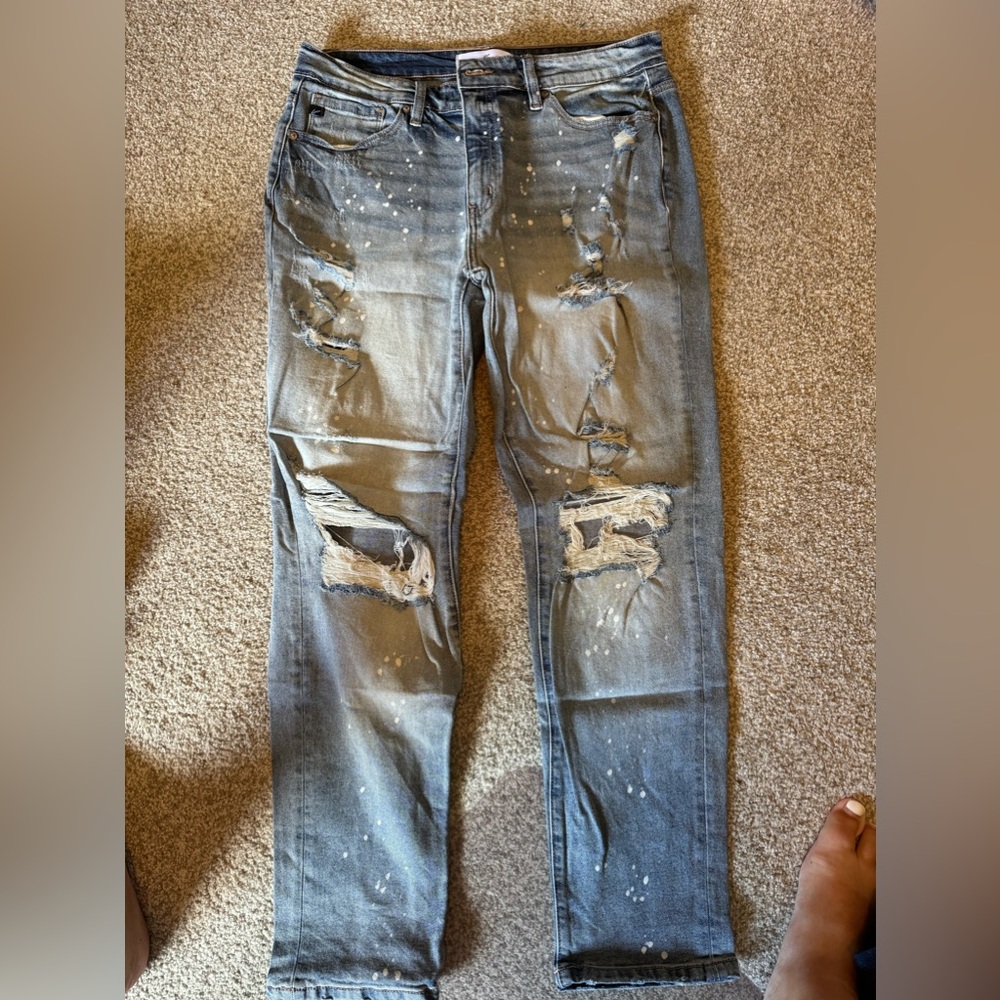 Kancan jeans - size 13 with paint splatters